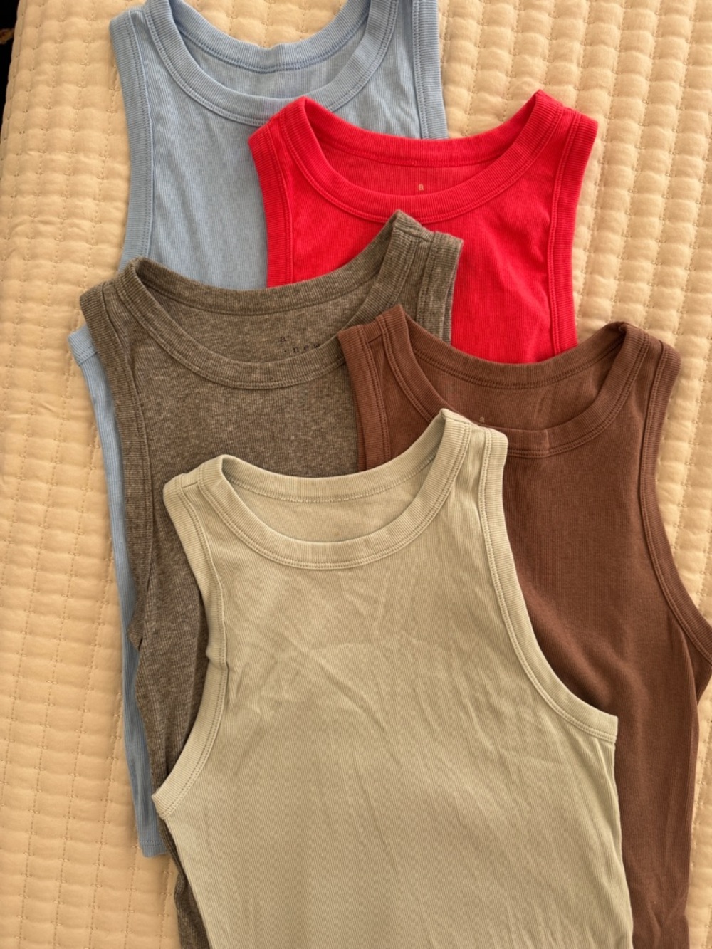 NWOT a new day women's tank top lot of five all size medium